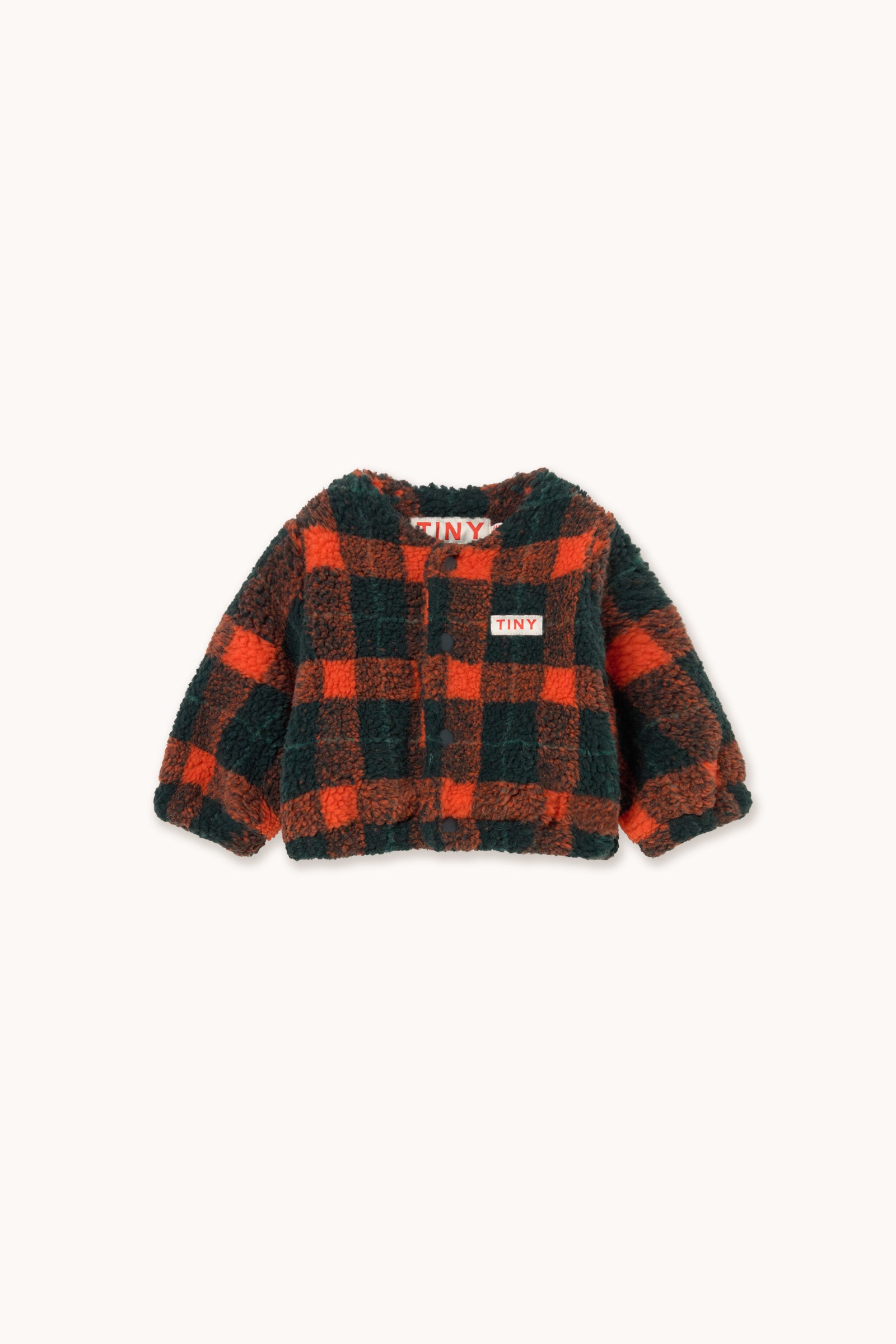 Veste Bébé Red Check Sherpa