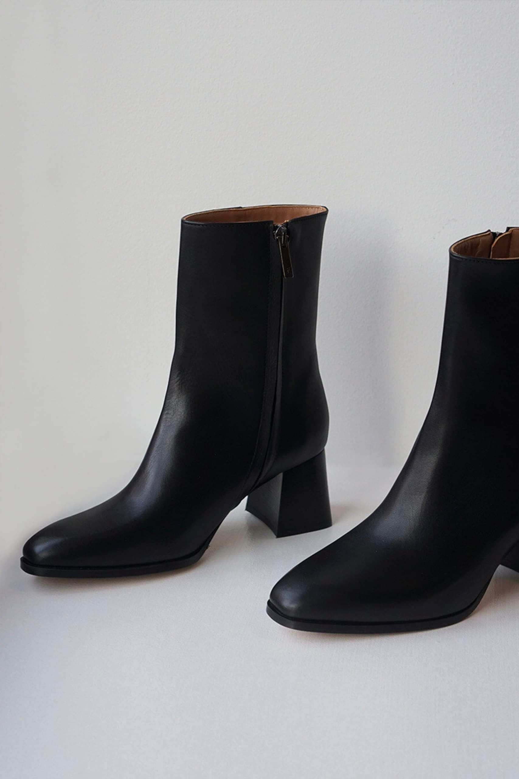 Bottines Christa Cuir Noir