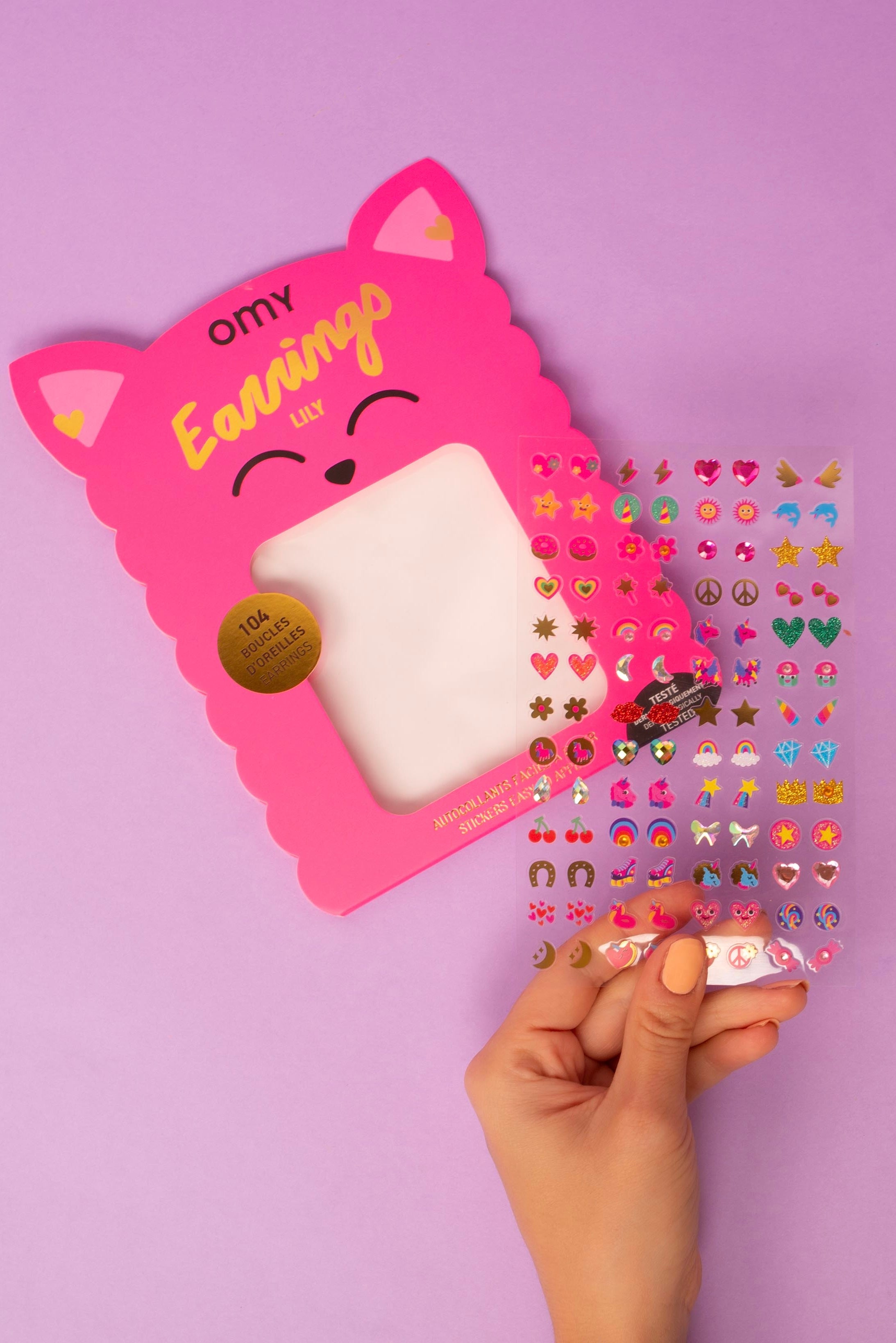 Earrings Stickers Lily