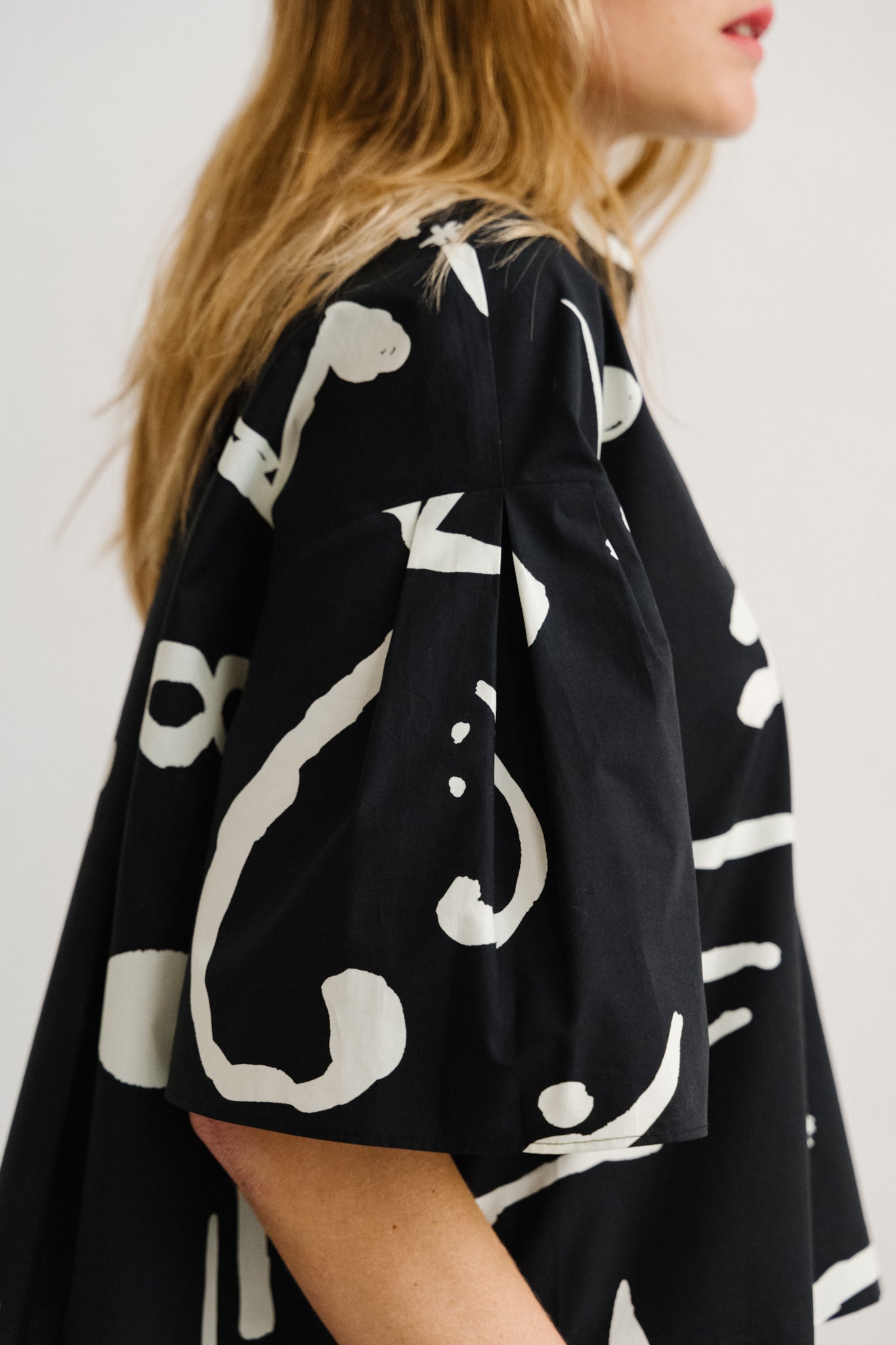 Blouse en popeline imprimée Alysi Lyon Bonny