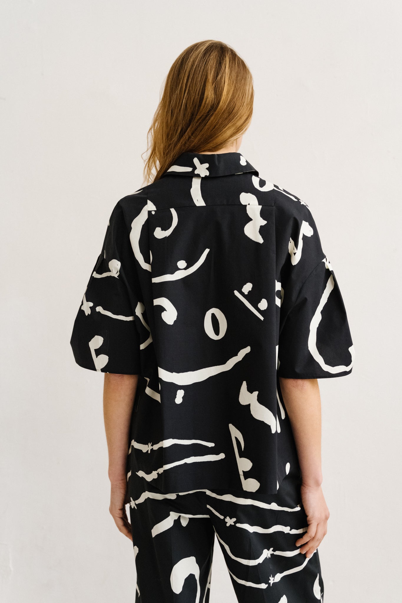 Blouse Printed Nero