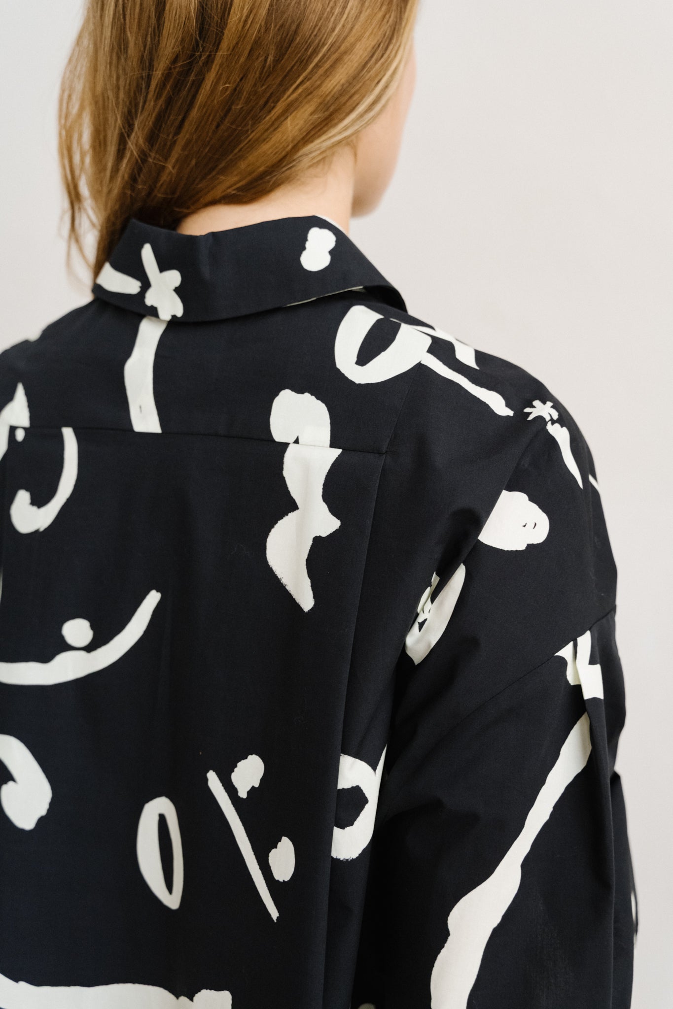 Blouse Printed Nero
