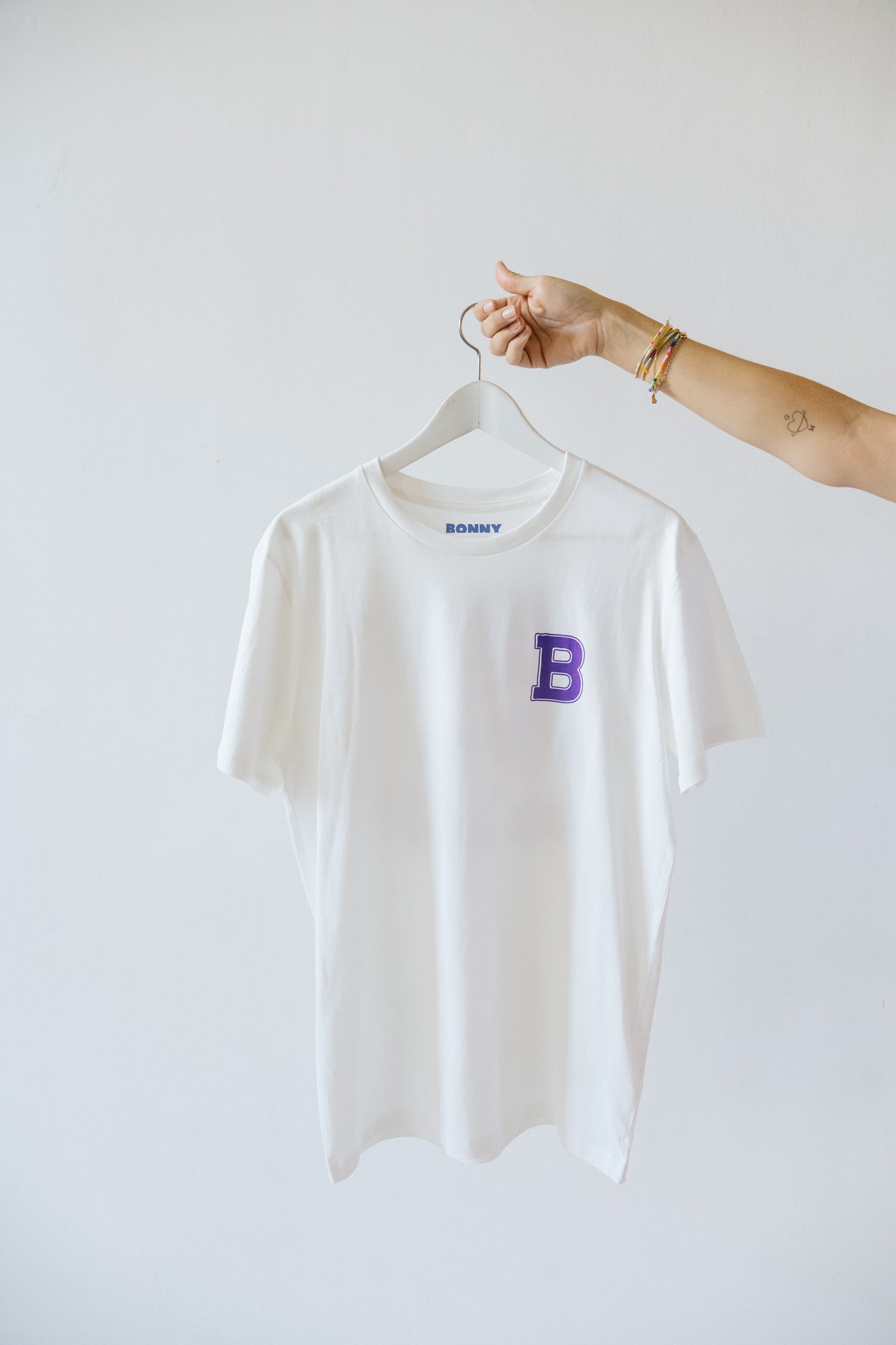 T-Shirt EKB Blanc/Violet