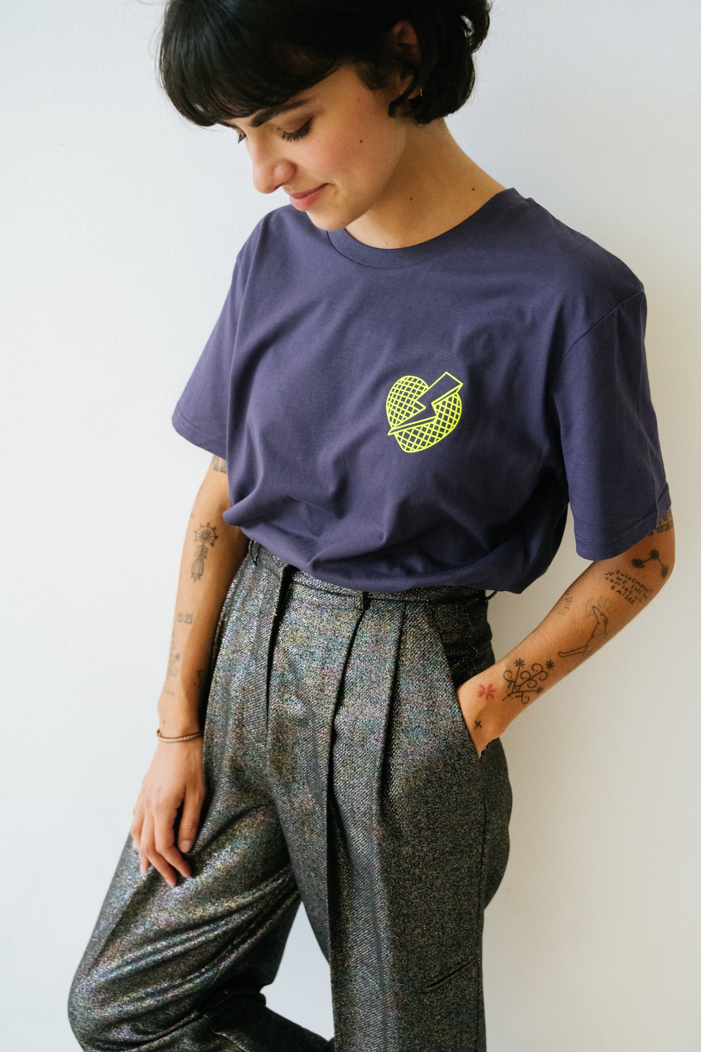 T-Shirt Heartbreaker Hush Indigo/Neon