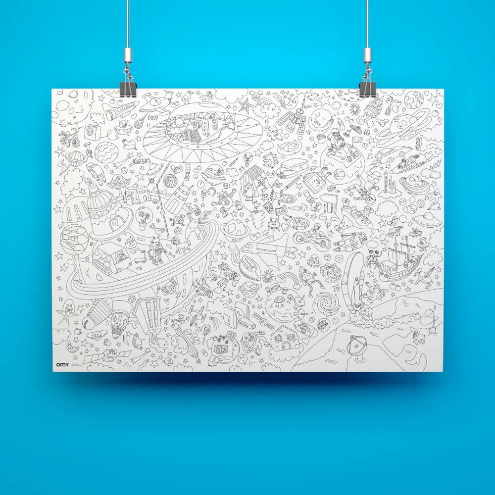 Poster Geant à Colorier