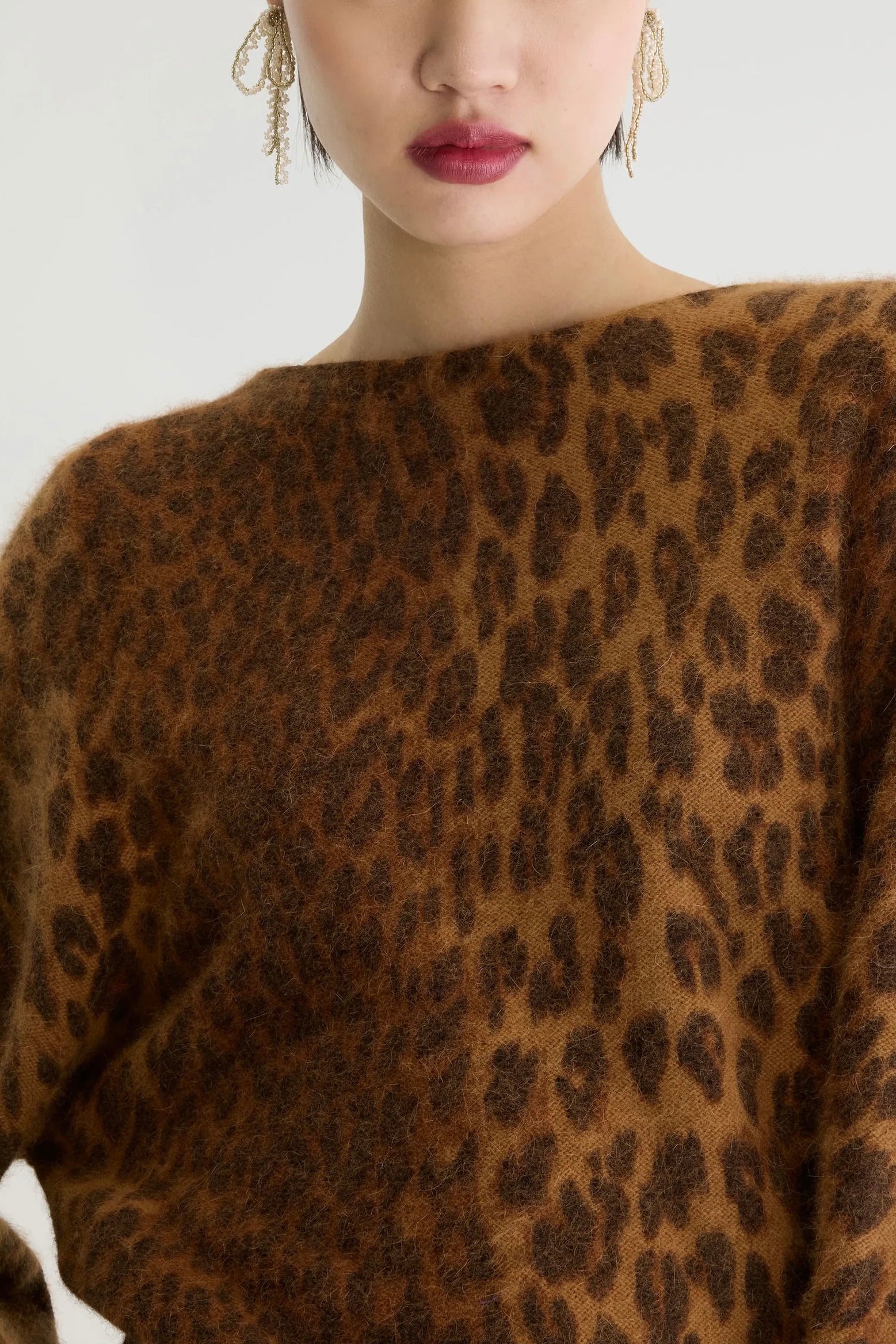 Pull Dioal Bellerose imprimé léopard Combo-A — Bonny lyon
