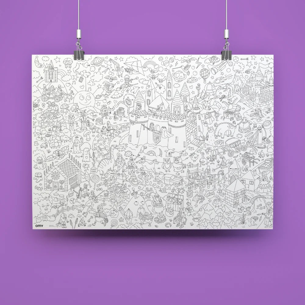 Poster Geant à Colorier