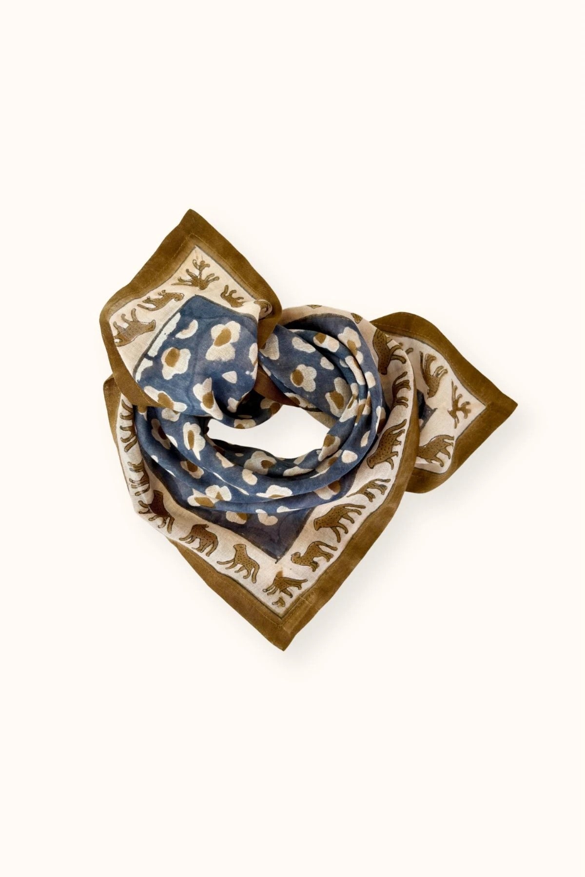 Small Foulard Dupatta Léopard