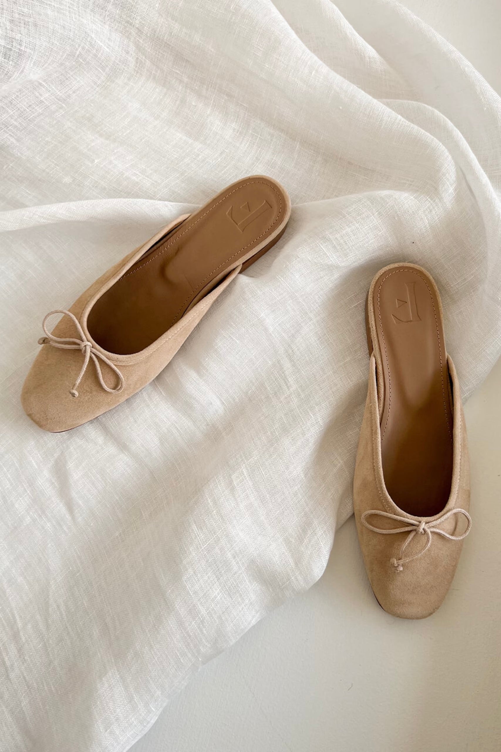 Ballerines Malva Suede Beige