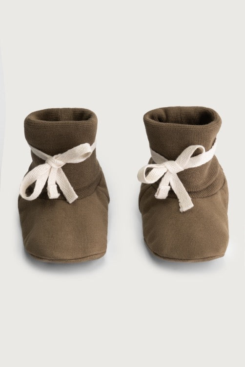 Chaussons bébé en jersey souple coton organique Gray Label -- Bonny Lyon