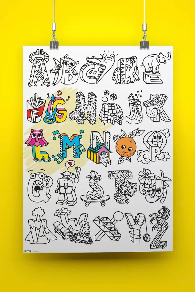 Poster Geant à Colorier