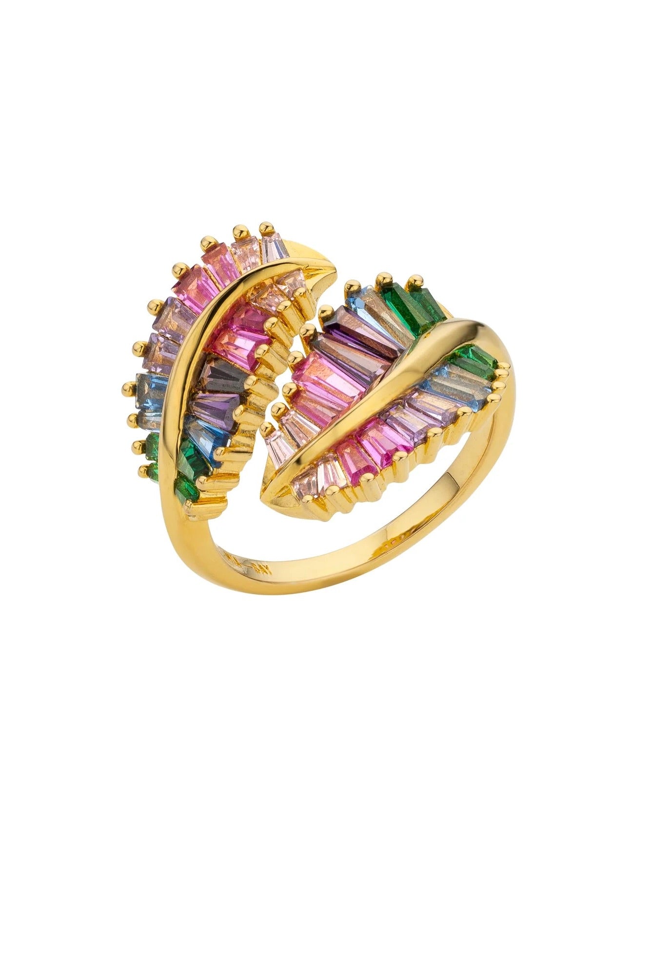 Bague Rainbow Leaves