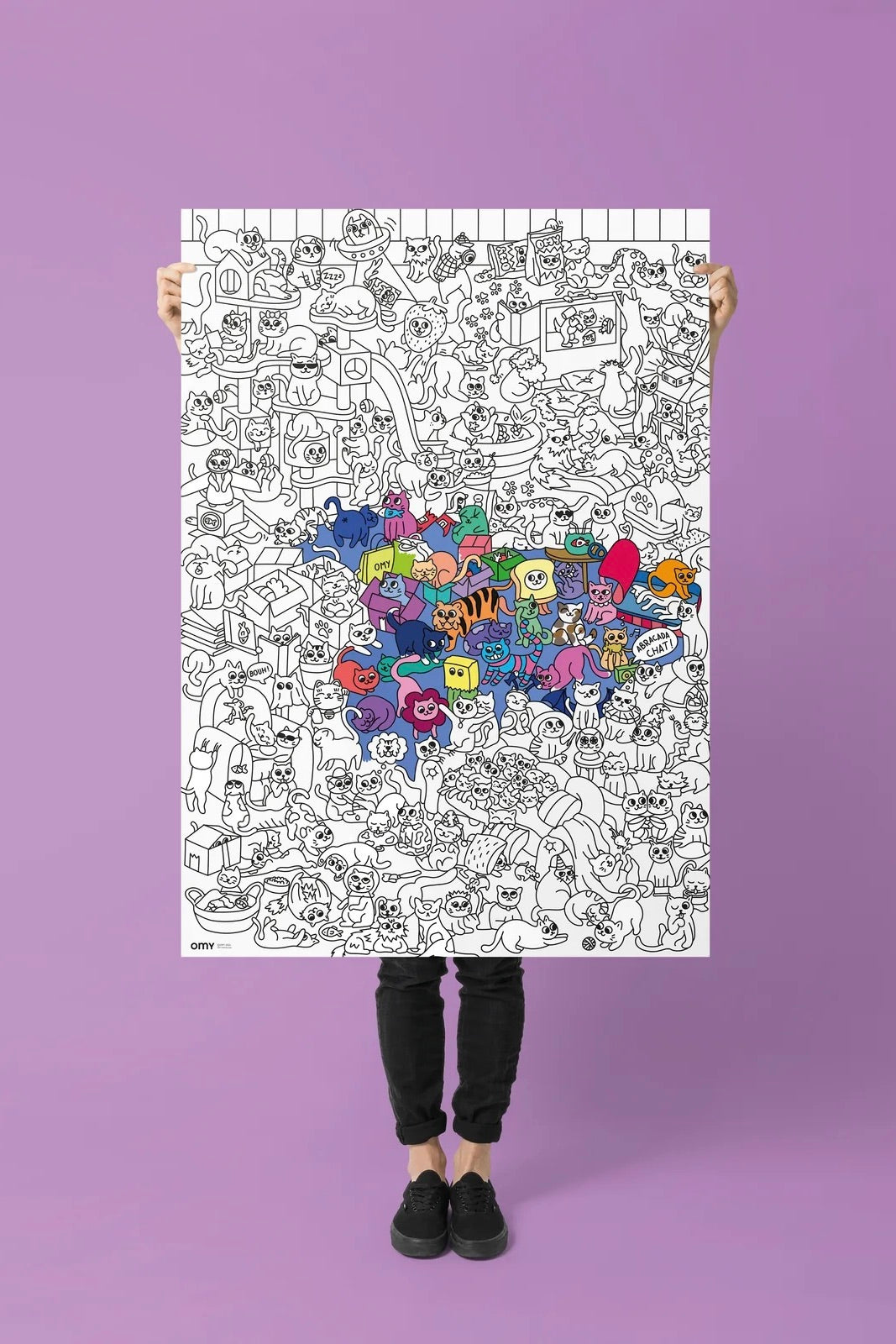 Poster Geant à Colorier