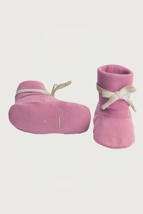 Chaussons bébé en jersey souple coton organique Gray Label -- Bonny Lyon