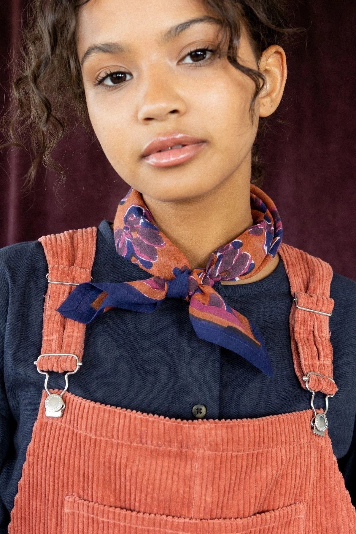 Small Foulard Dupitta Violeta