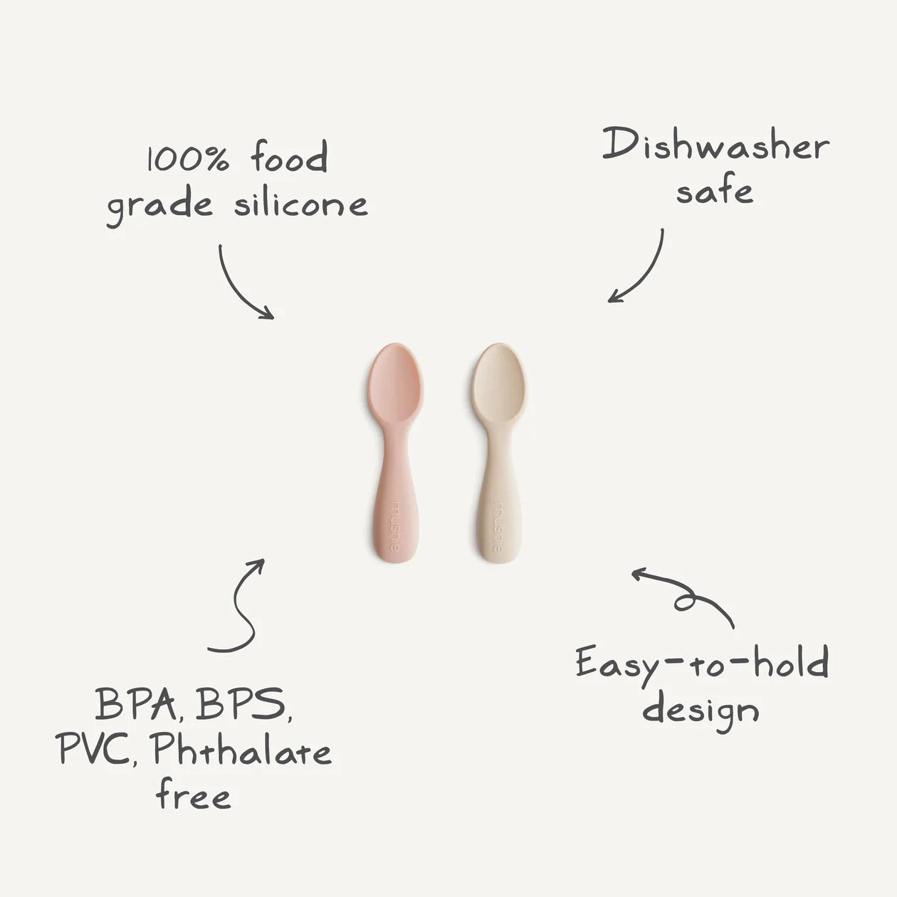 Mini Cuillères Silicone