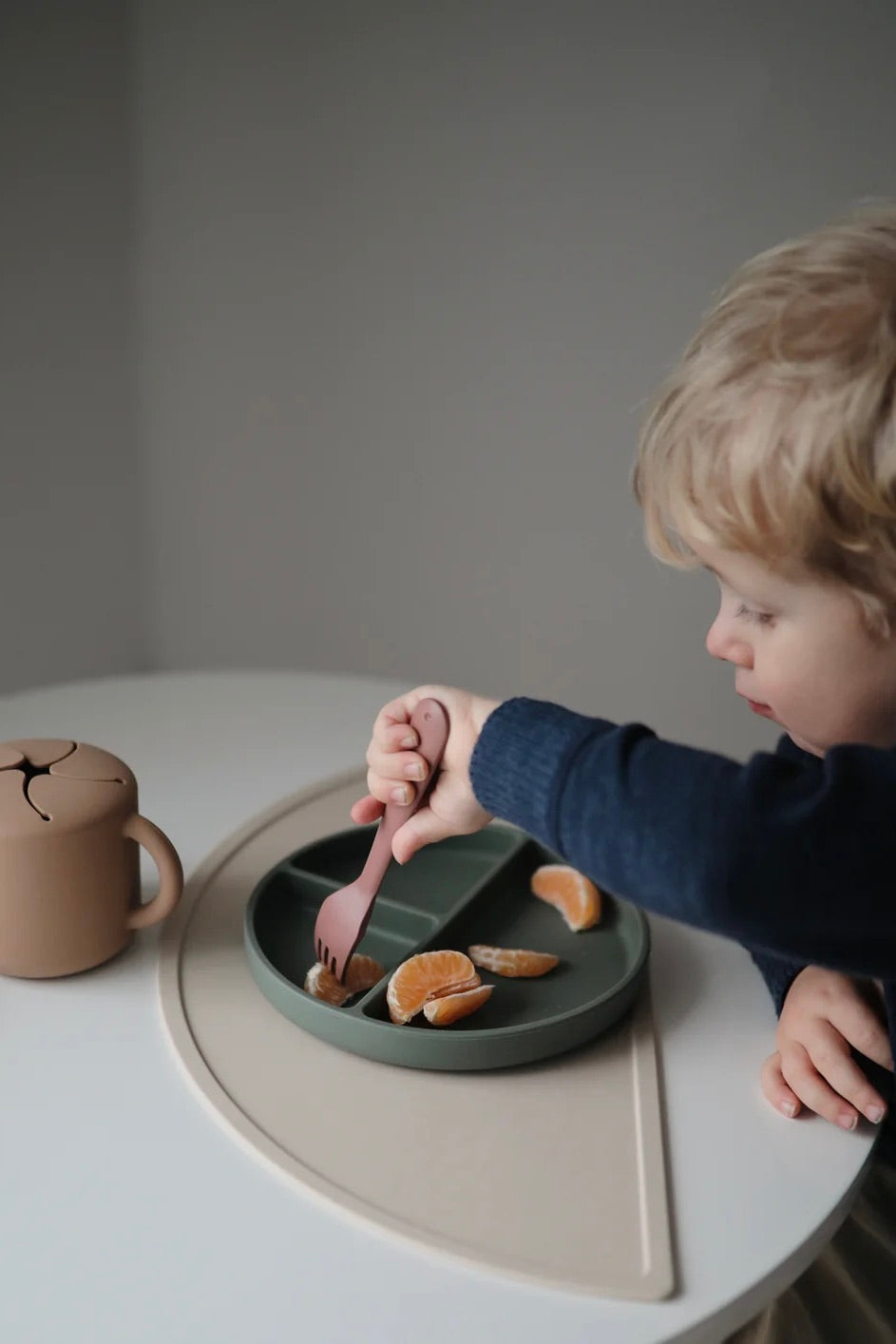 Assiette en silicone