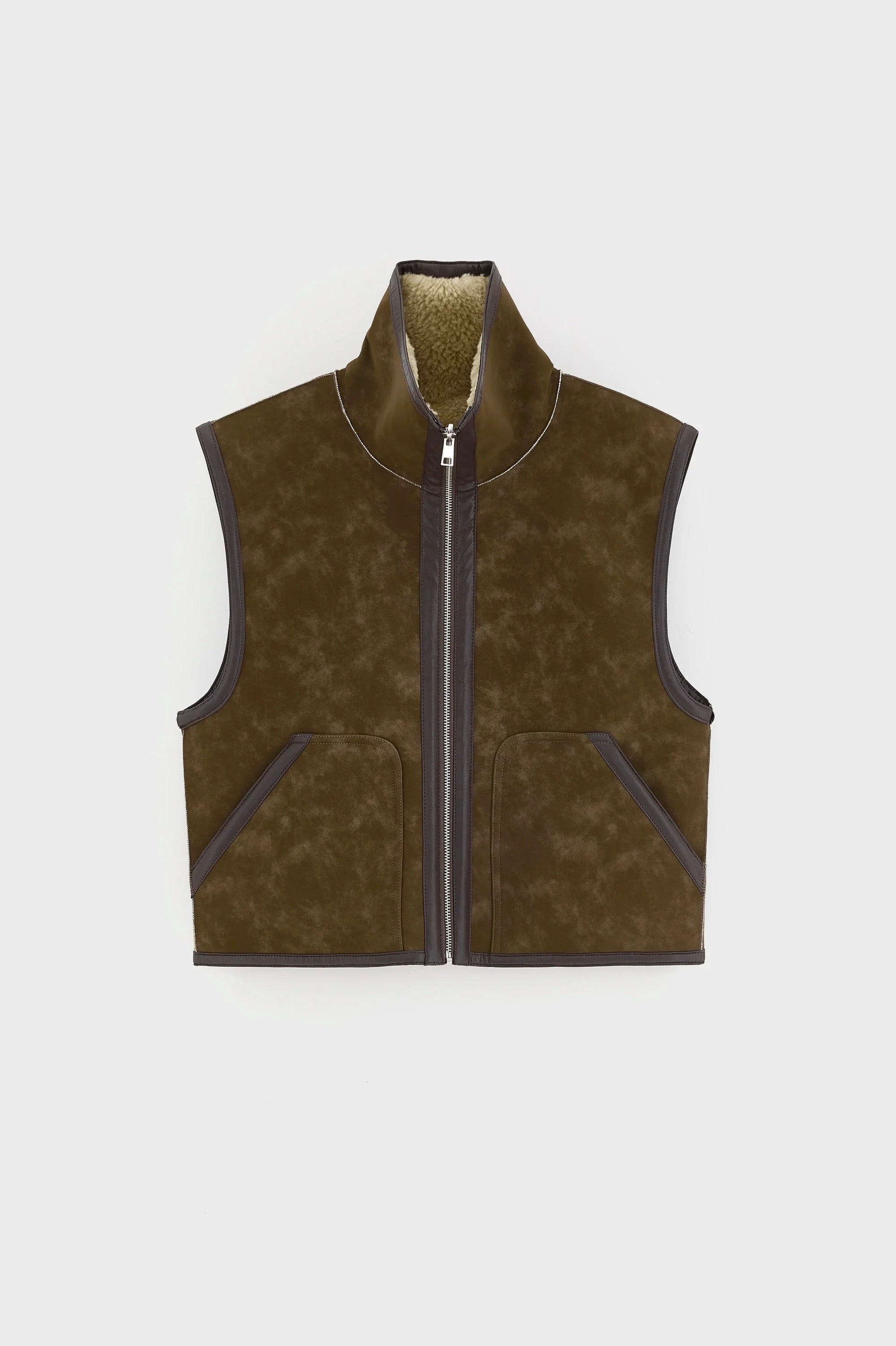 Veste sans manche réversible en fausse fourrure Jonson Bellerose -- Bonny Lyon