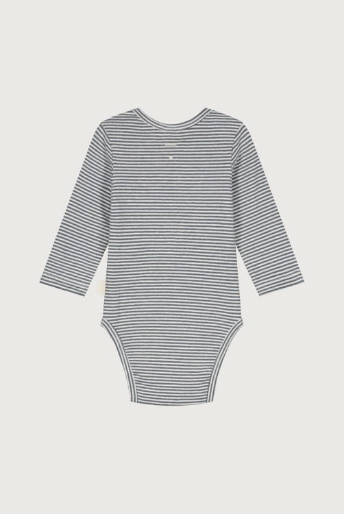 Body Manches Longues Rayé Blue Gray