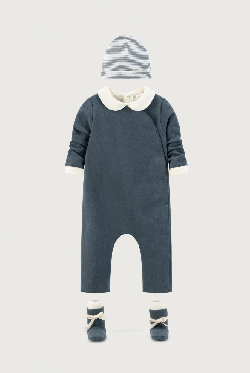 Combinaison bébé en jersey coton organique Gray Label -- Bonny Lyon