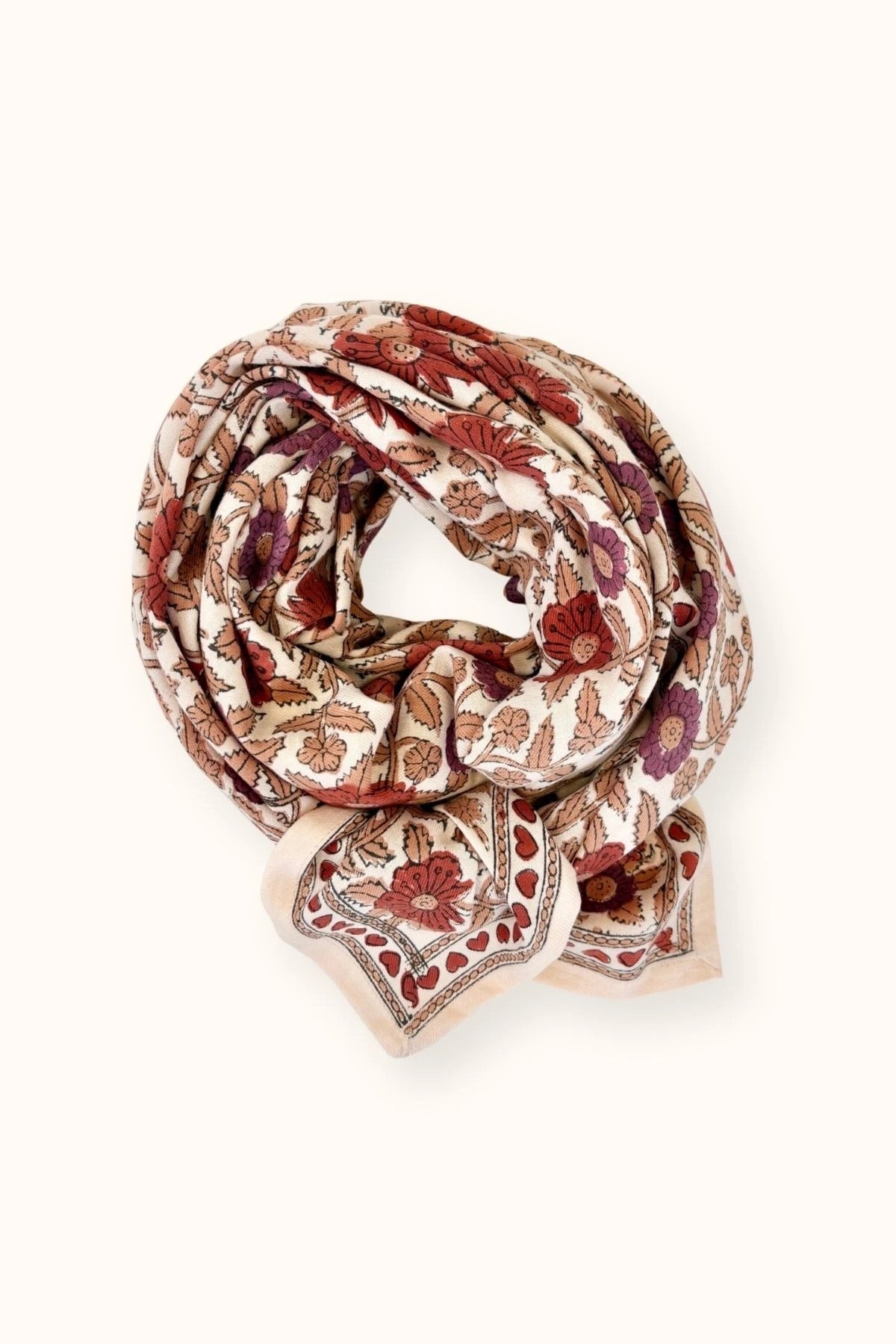Big Foulard Latika Coeur
