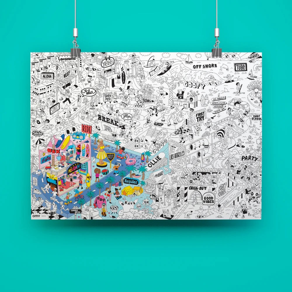 Poster Geant à Colorier