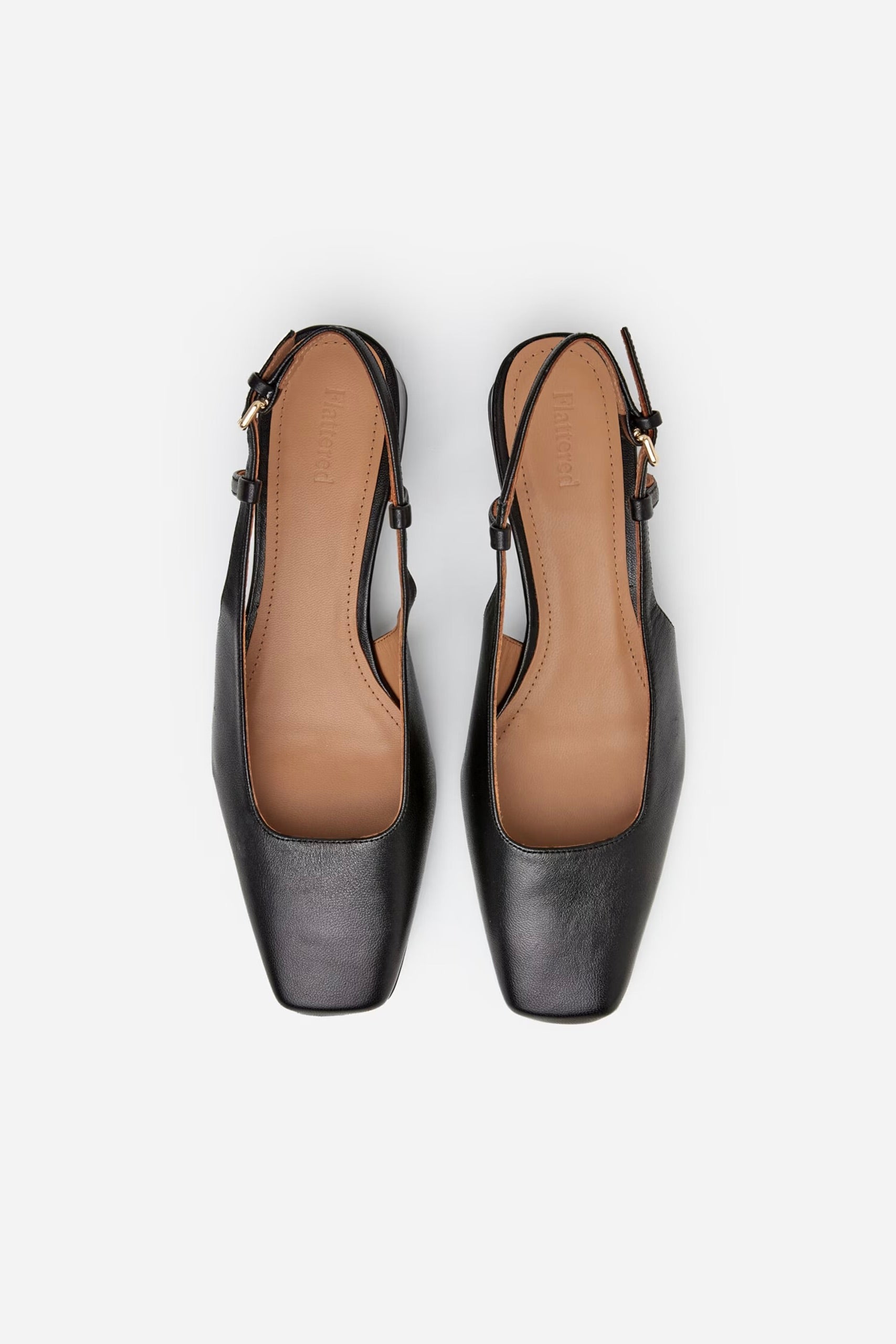 Slingback Elin cuir Noir