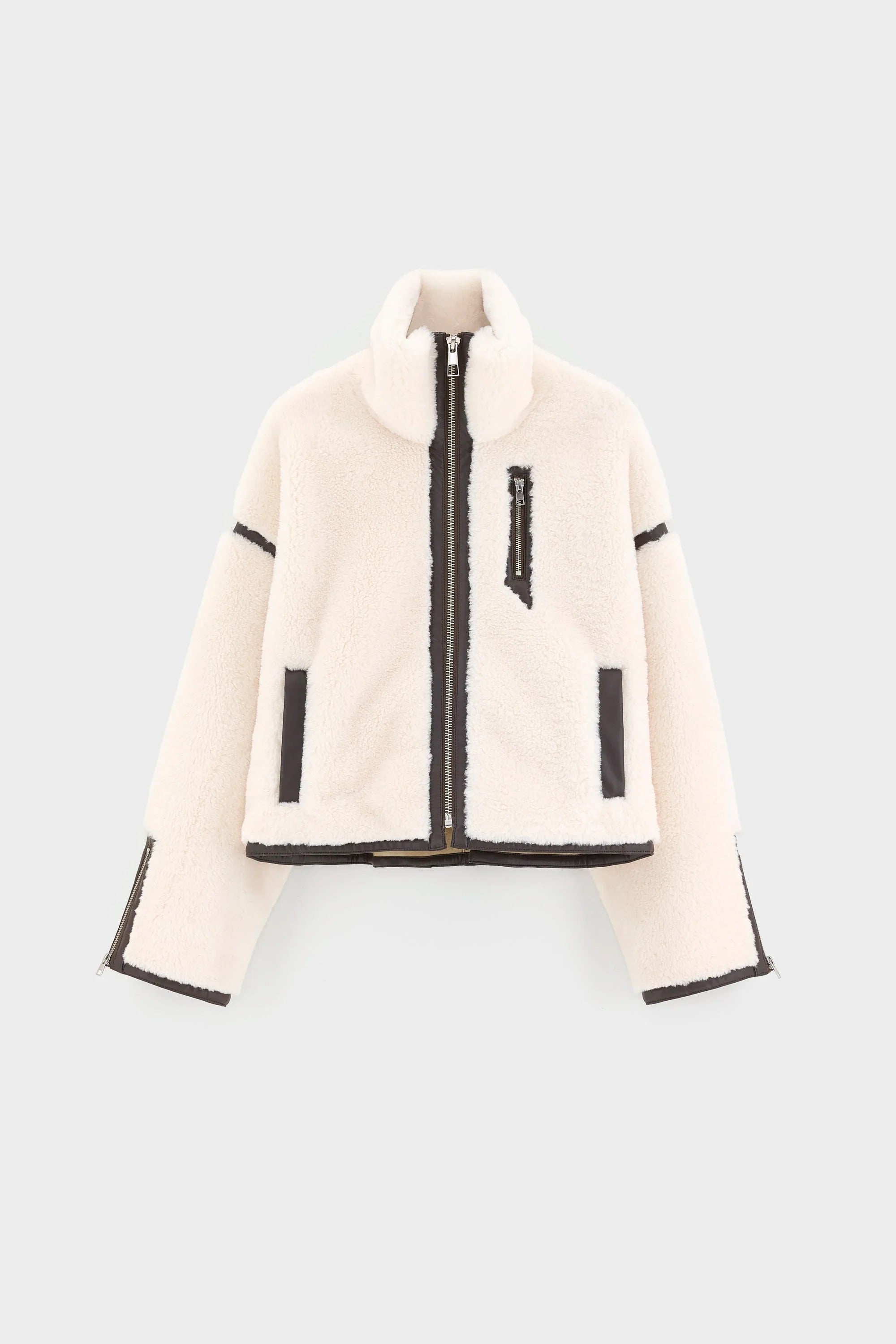Veste Jelati Bellerose sherpa coloris Whisper — Bonny Lyon