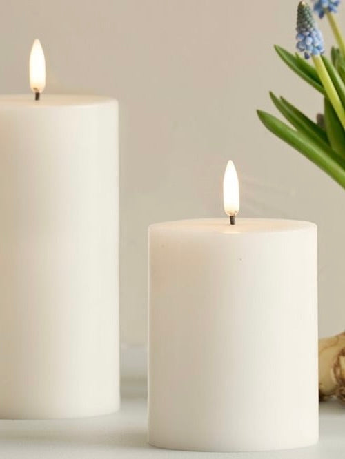 Bougie LED Pillar Ivoire