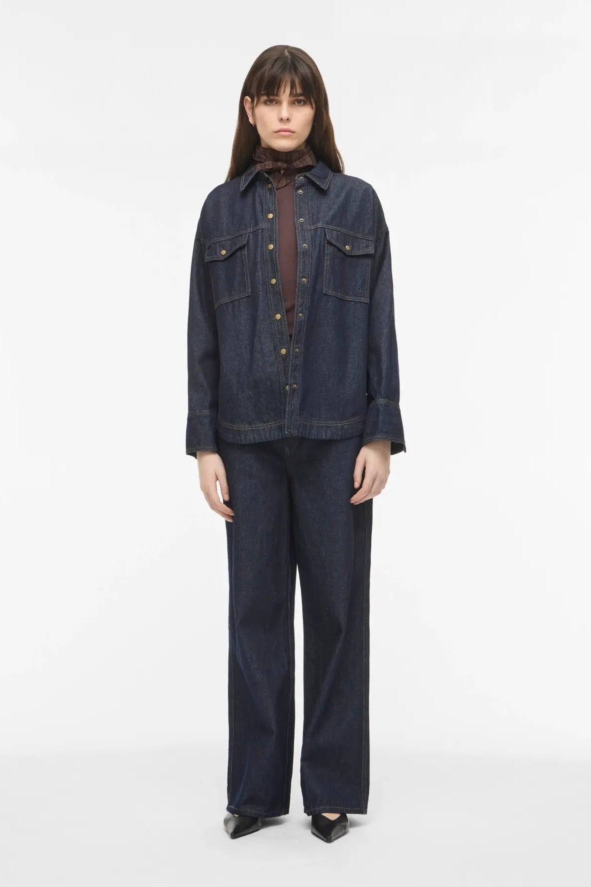 Surchemise Rouge Edit Rourina denim dark blue Bonny Lyon