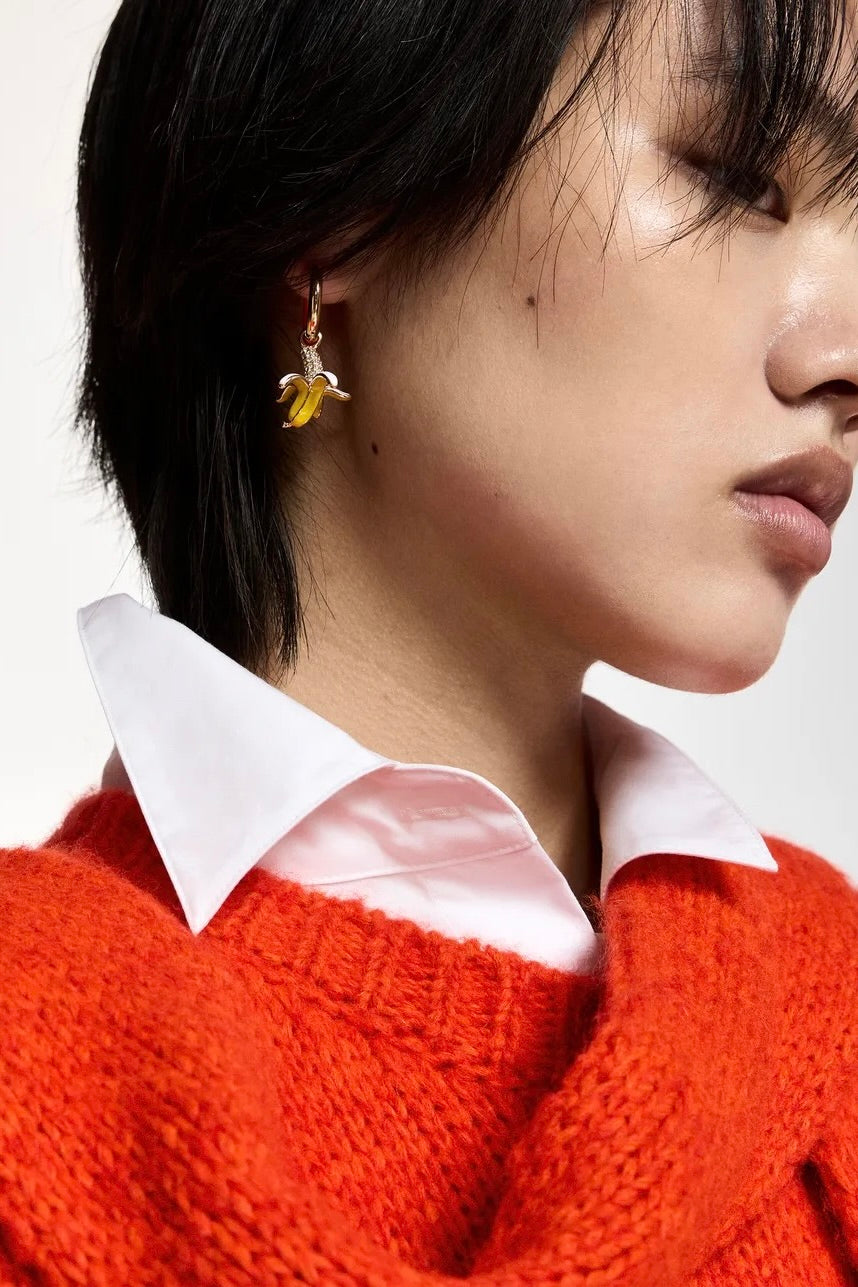 Boucles d'oreilles dépareillées Kana Mouton et banane Essentiel Antwerp -- Bonny Lyon