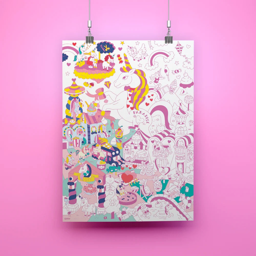 Poster Geant à Colorier