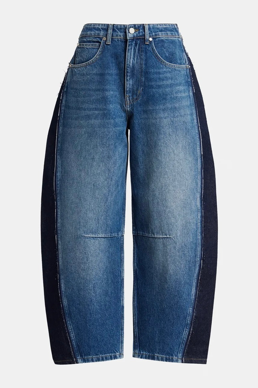 Jeans barrel patchwork Kashba Essentiel Antwerp -- Bonny Lyon