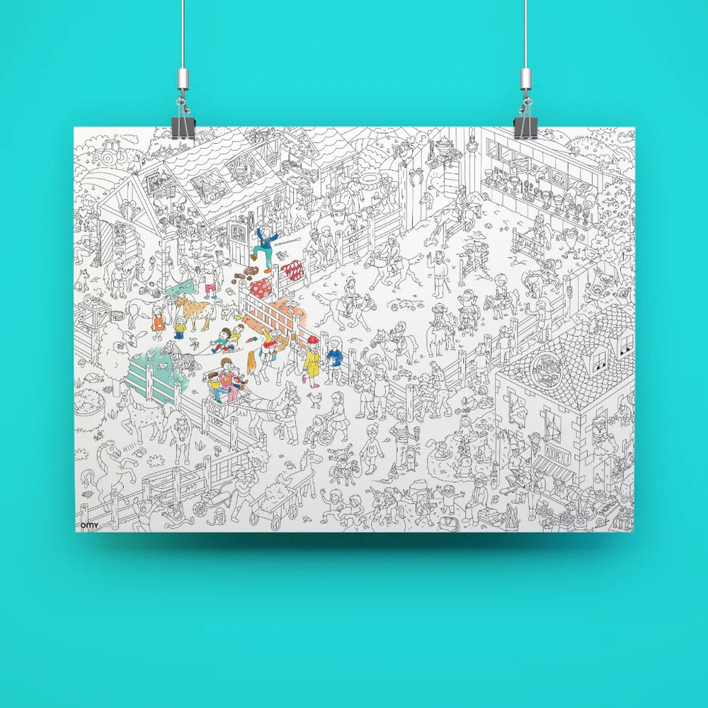 Poster Geant à Colorier