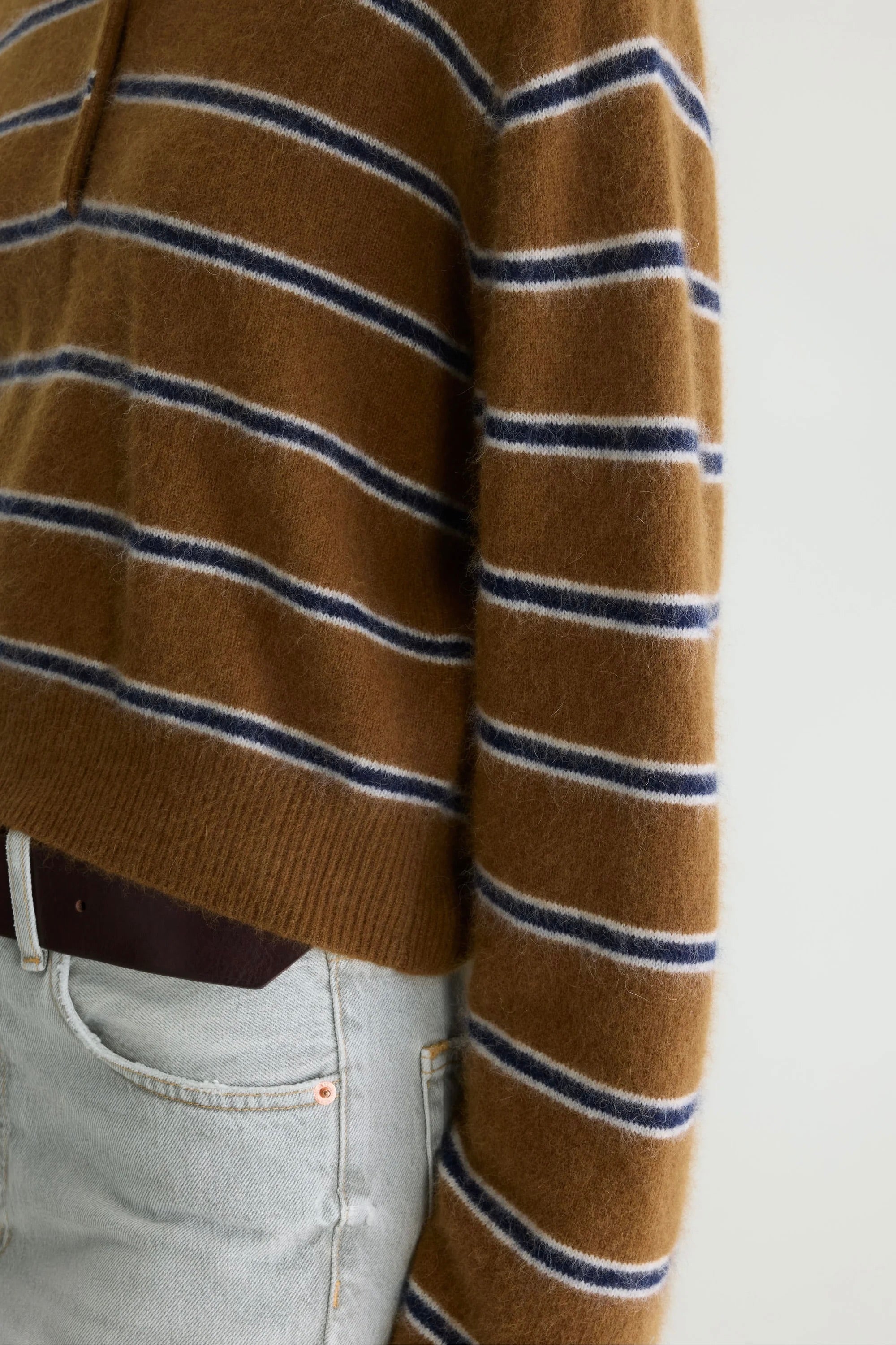 Pull polo Dussyr Bellerose rayures Stripe-E — Bonny Lyon