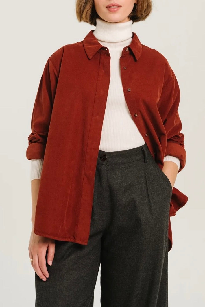 Chemise June Cognac