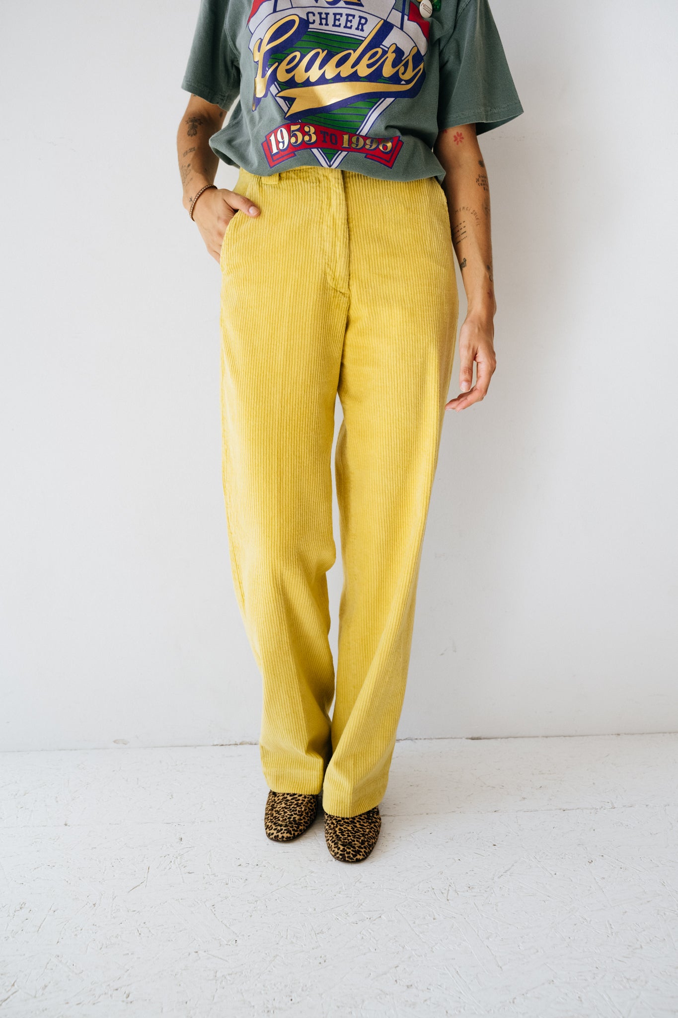 Pantalon Cloche Yellow