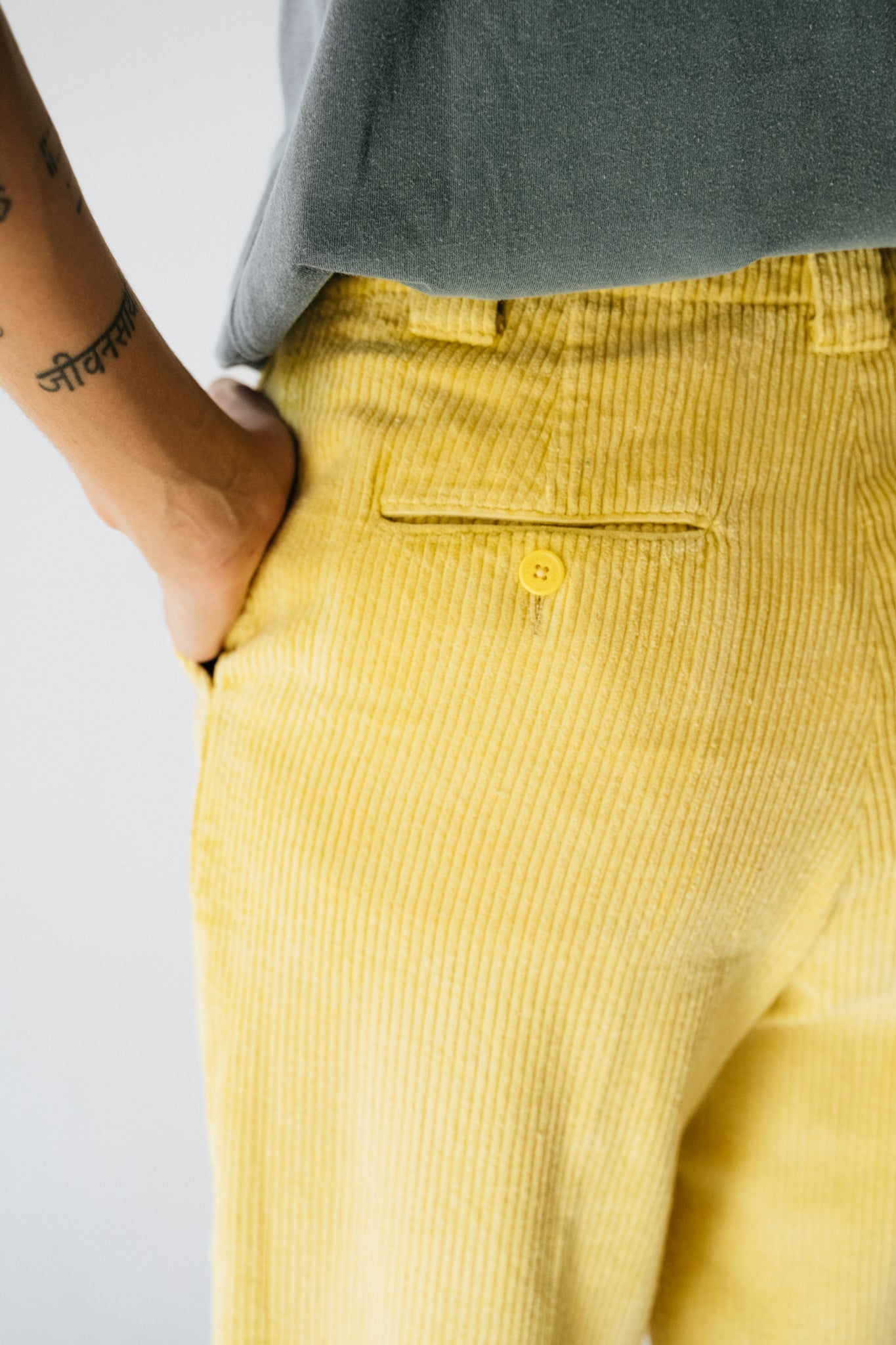 Pantalon Cloche Yellow