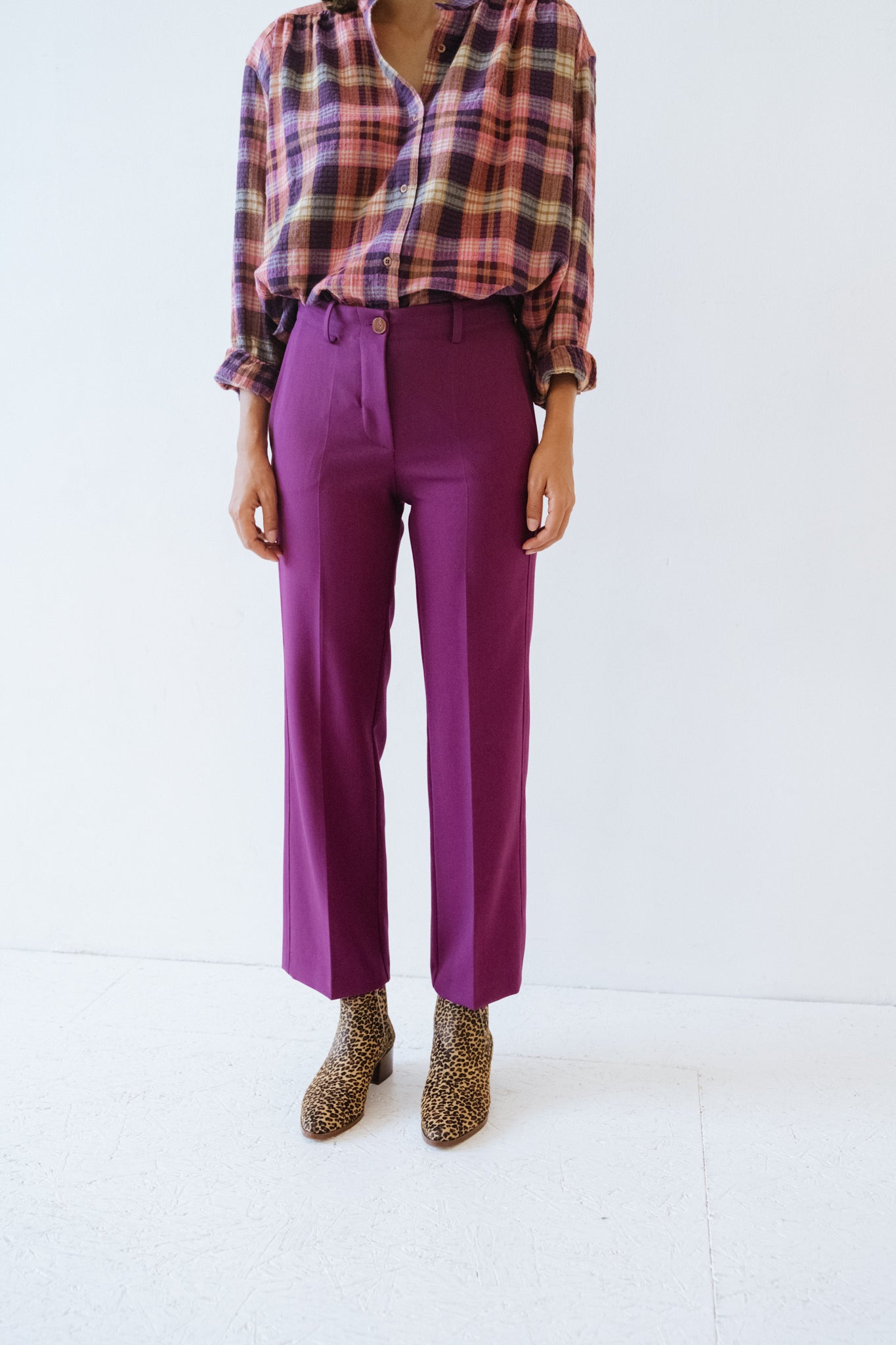 Pantalon Urban Daily Flare Ciclamino