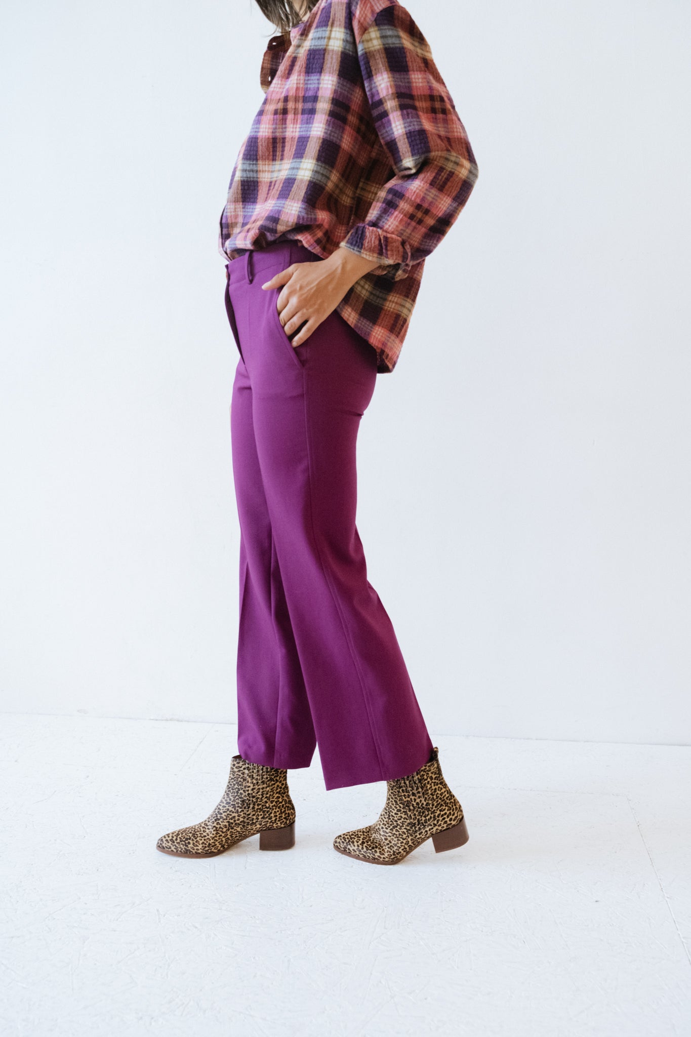 Pantalon Urban Daily Flare Ciclamino