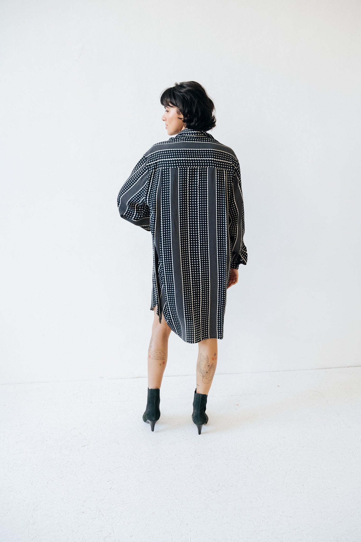 Robe Bac Black Dots