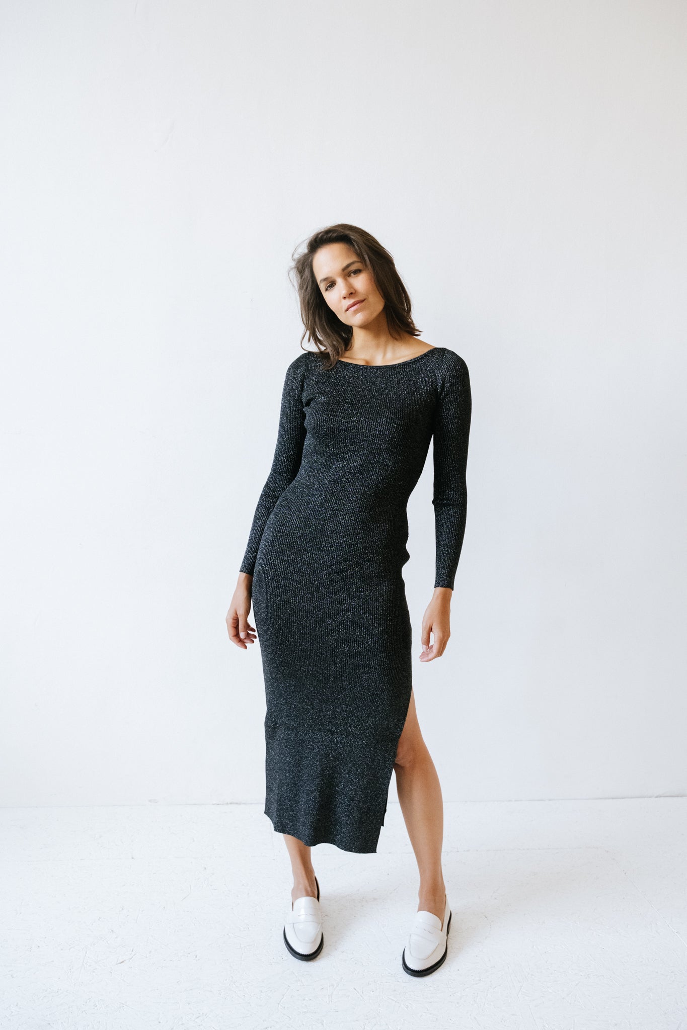 Robe Brooke Noir Brillant