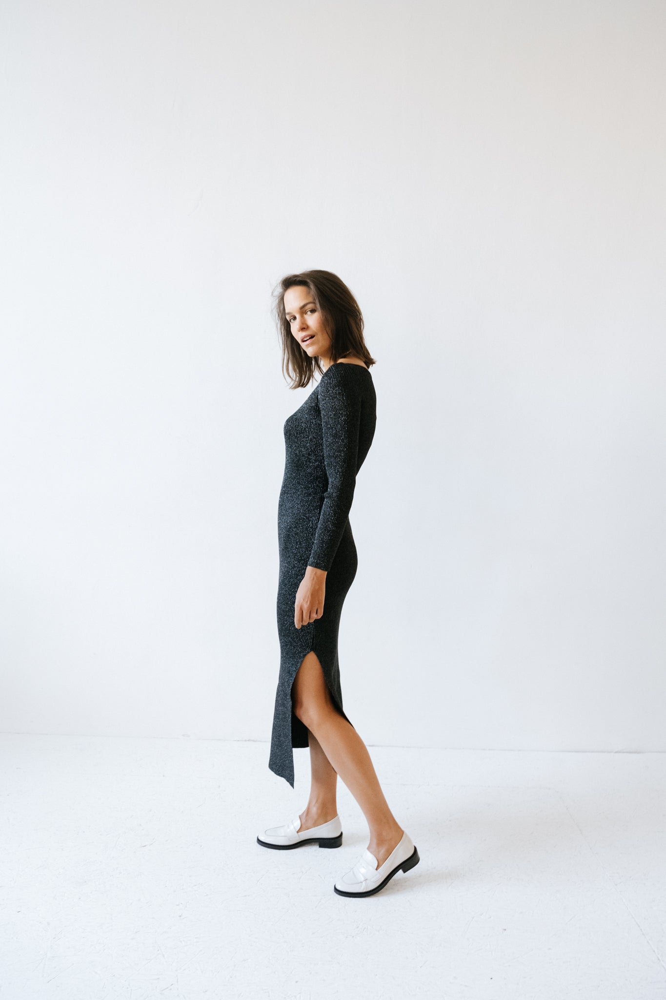 Robe Brooke Noir Brillant
