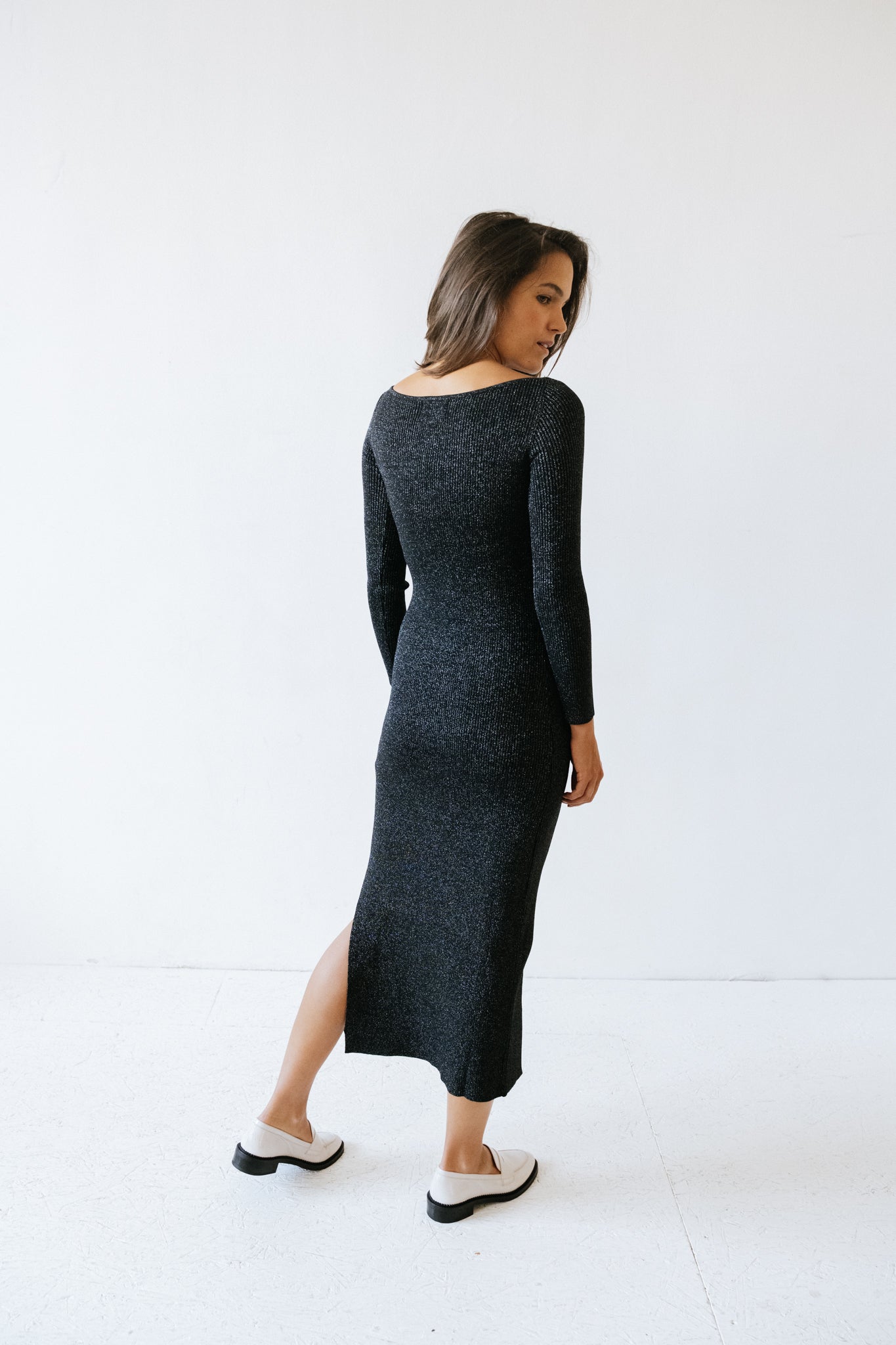 Robe Brooke Noir Brillant