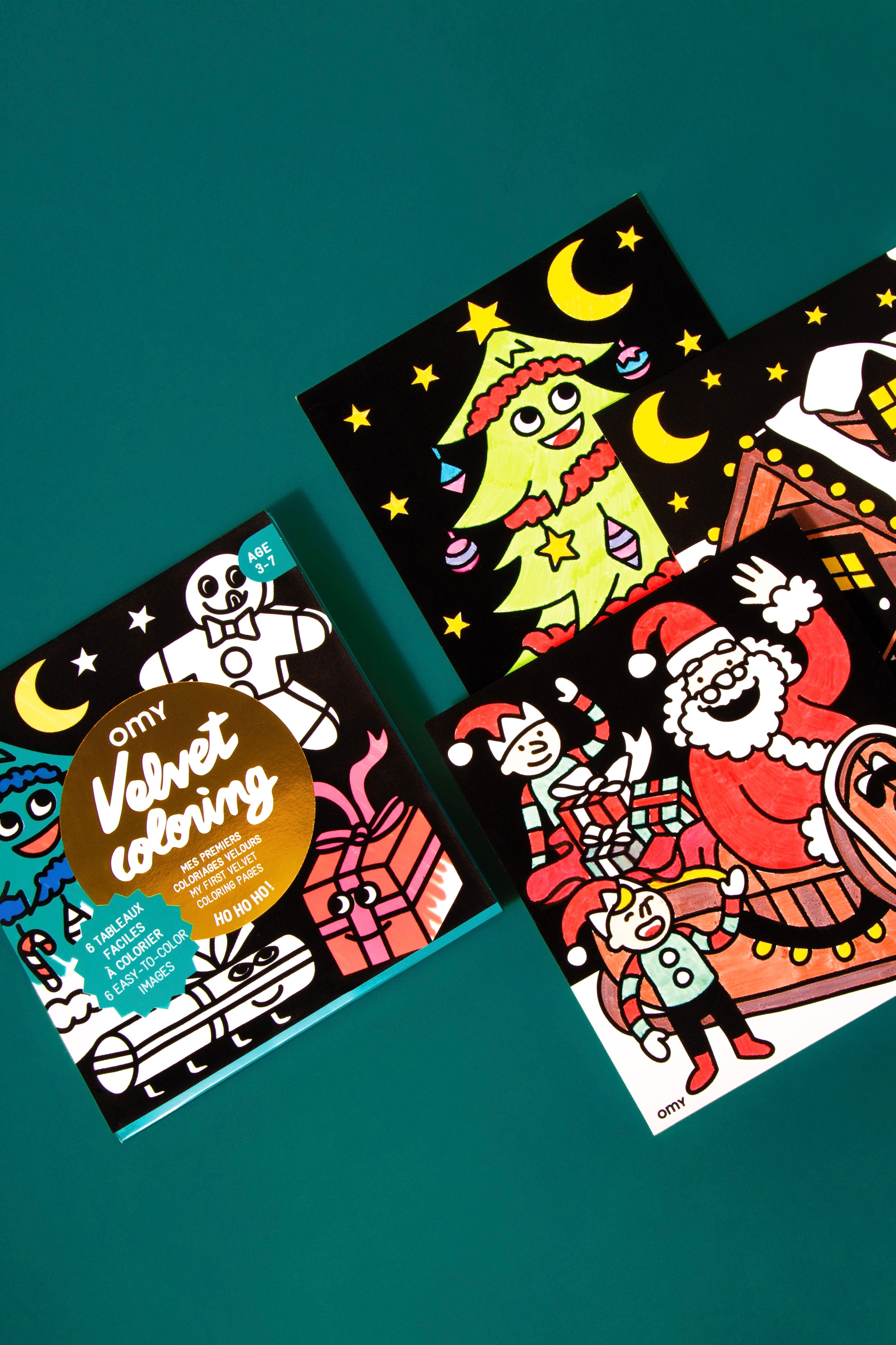 Hohoho Coloriage Velours