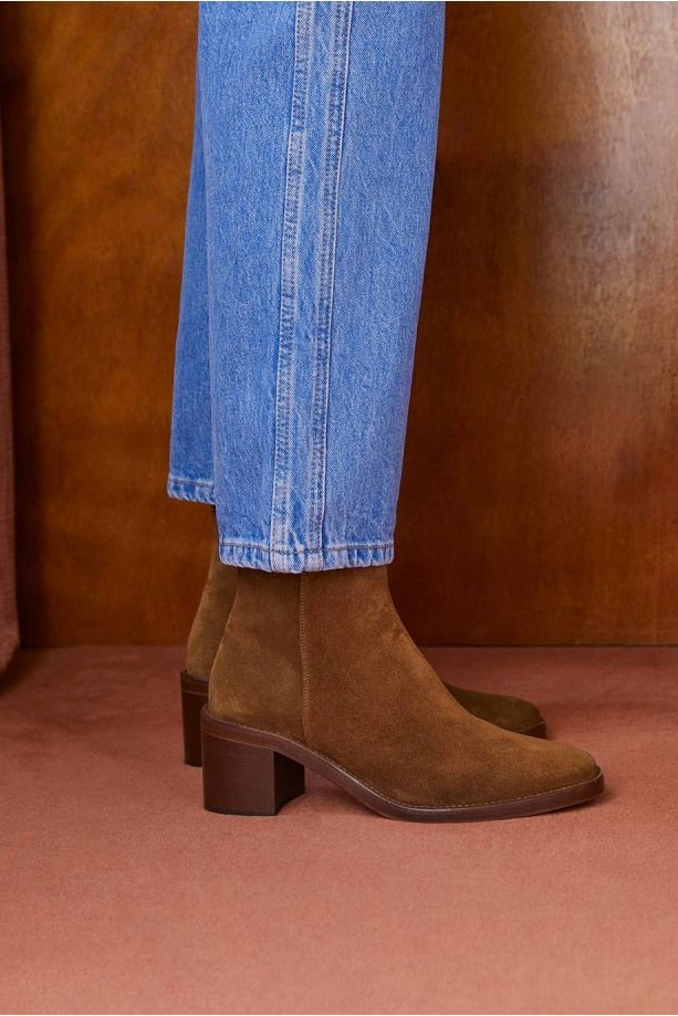 Bottines no.282 Suede Ecorce