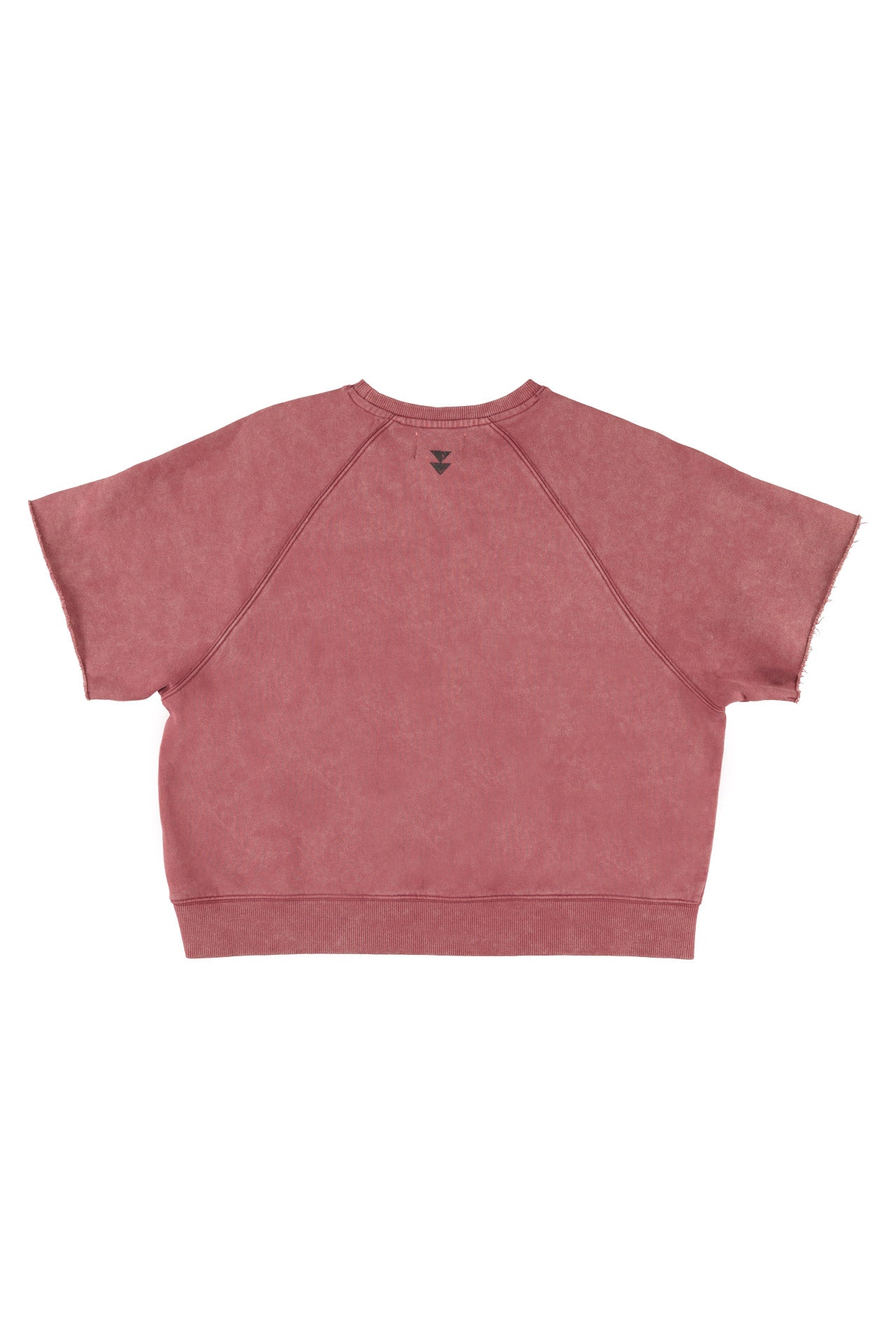 Sweatshirt manches courtes bordeaux Sisters Department __ Bonny Lyon