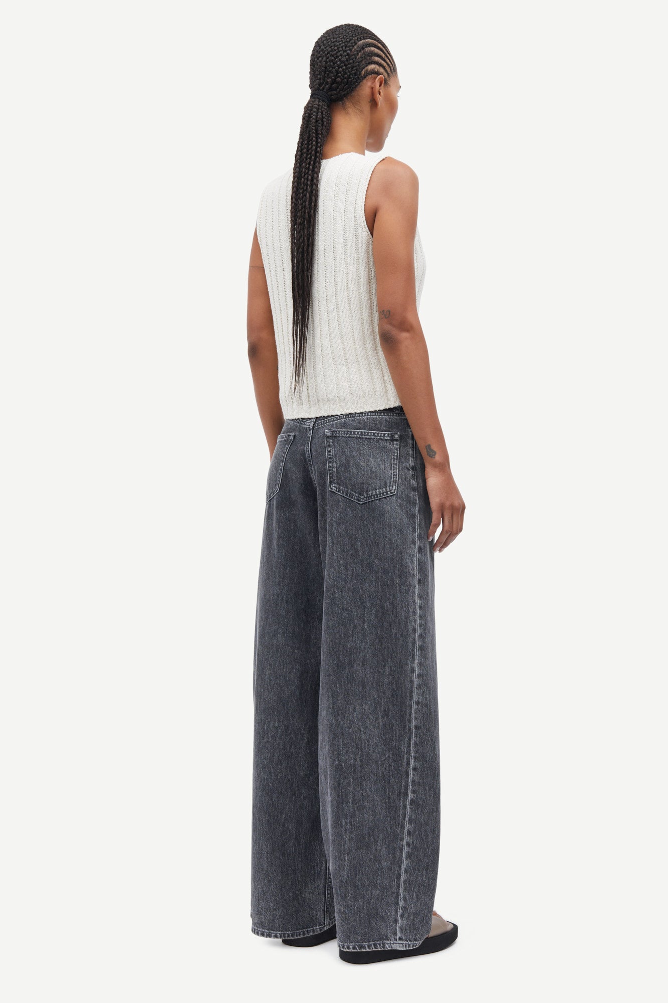 Jeans Saharper Belt Grey