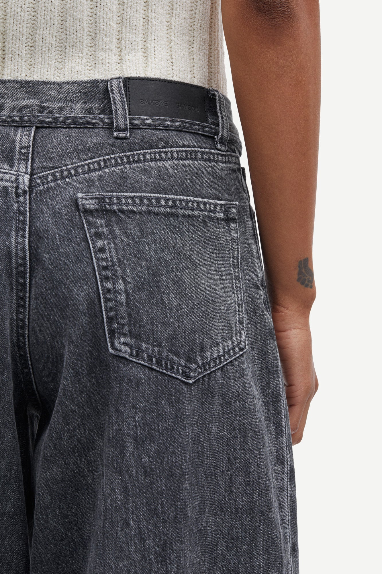 Jeans Saharper Belt Grey