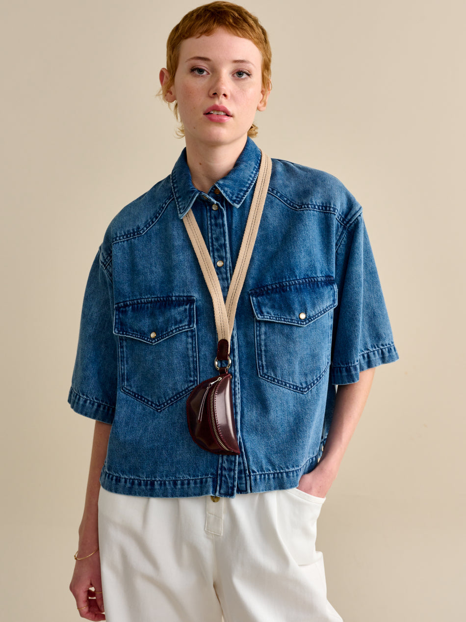 Porte-Monnaie Rosike Bordeaux